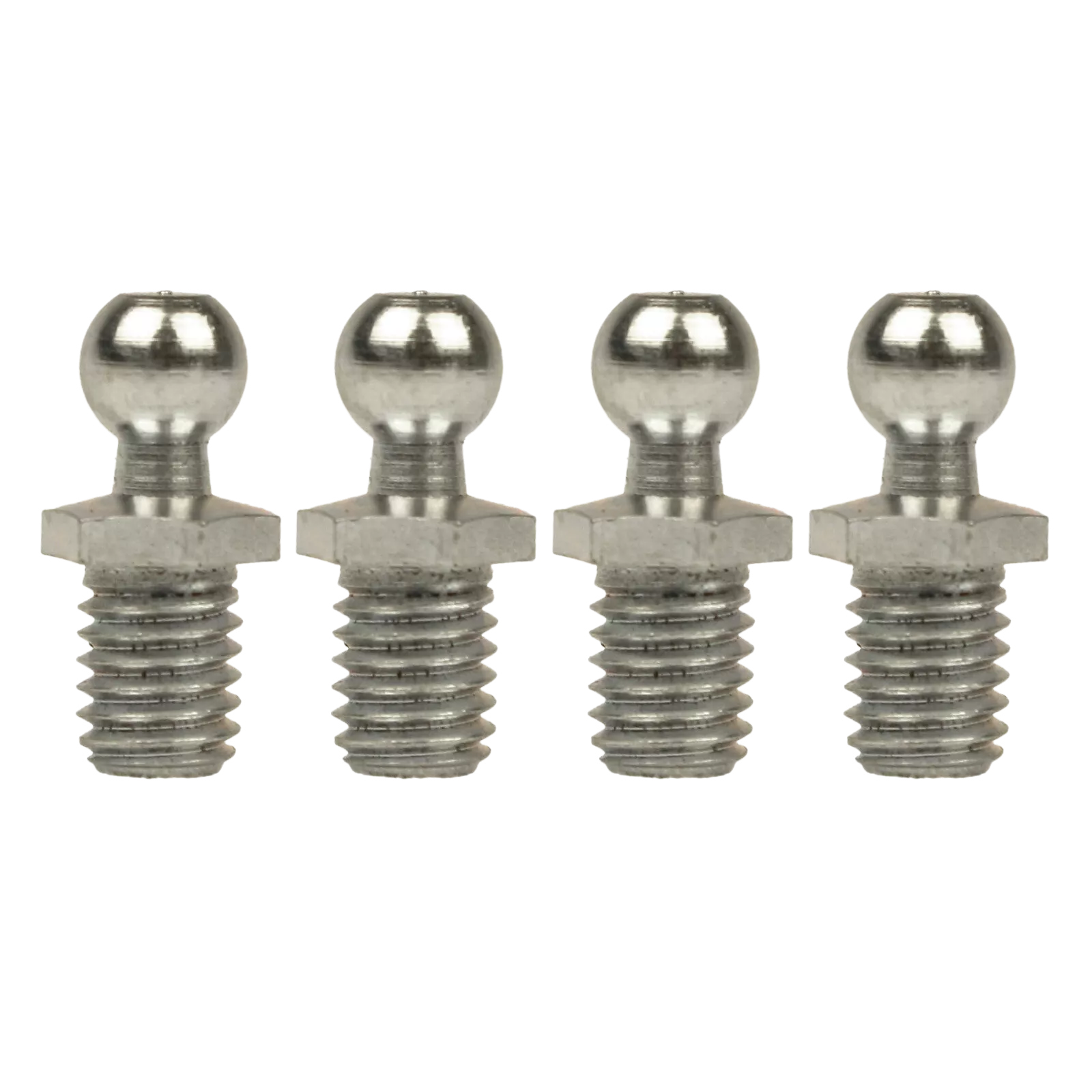 Custom Carbon Steel DIN Threaded Gas Spring Strut Bonnet Socket Ball Head Joint End Stud Bolt Hex Flange Rod Ends Factory